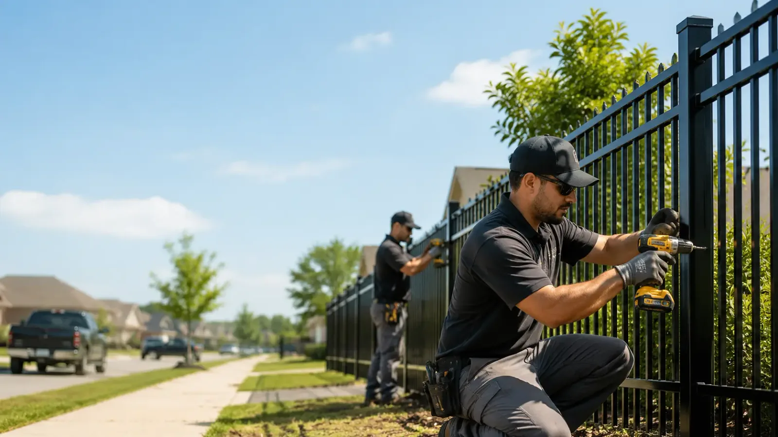 Metal Fence Installation in Chesapeake, VA